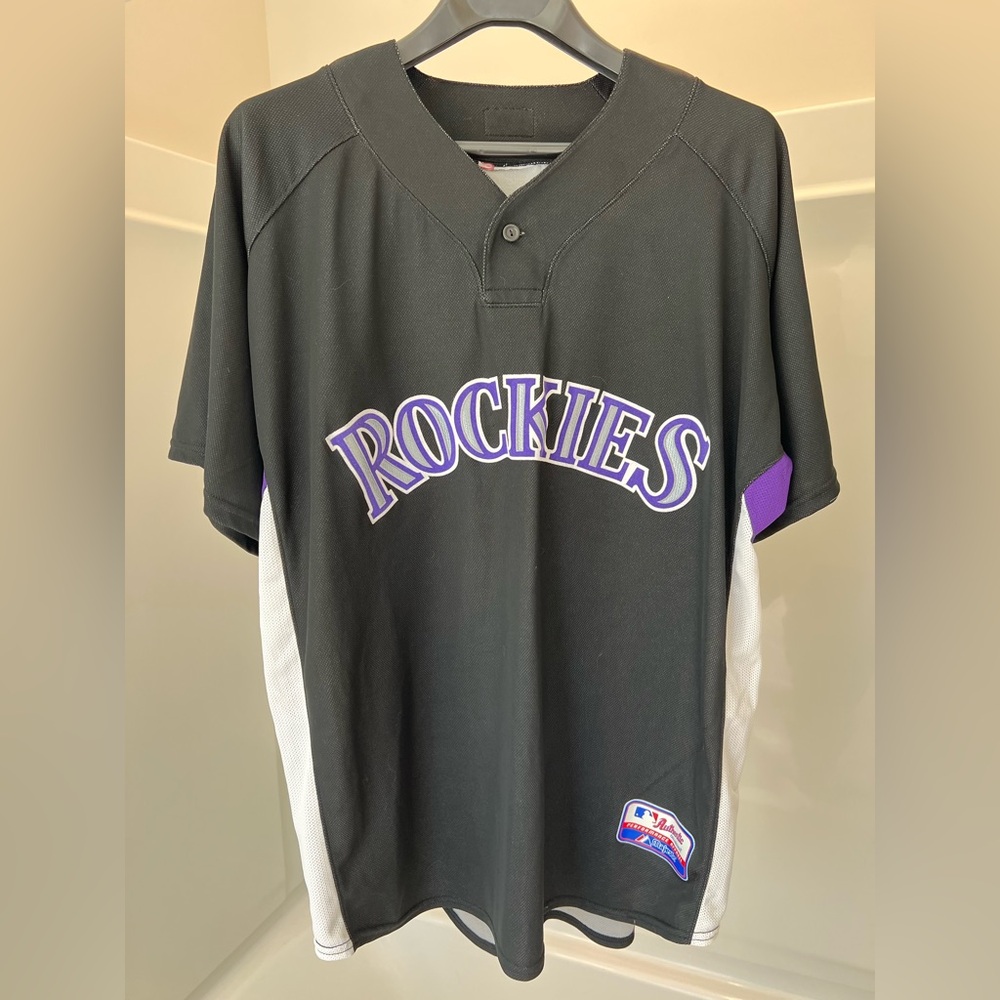 Black and Purple Rockies Jersey